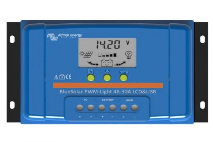 incarcator solar lcd&usb 48v-30a victron energy bluesolar pwm-lcd&usb 48v-30a - imagine 5